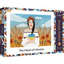 Dėlionė su ukrainietiškais simboliais Trefl The Heart of Ukraine, 1000 d.