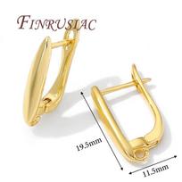18K Gold Plated Earring Accessories,Earwire Fasteners Fittings,Earring Fixtures,DIY Jewelry Making Supplies,French Earring Hooks 1 Pair