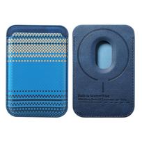 Strong Magnetic Card Holder Kevlar Texture Leather Case for Apple IPhone 17 16 15 14 13 12 Pro Max for Magsafe Wallet Cover