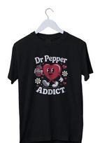 Men's and Women's T-shirts Dr Pepper Addict Graphic Print Unisex Mens T-Shirt S M L XL 2 3 4 XL M
