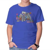 Unisex Crew Neck T-Shirt The Villains Graphic Short Sleeve Casual Tee XXL