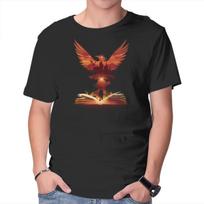 Unisex Crew Neck T-Shirt The 5th Book of Magic Graphic Short Sleeve Casual Tee XL