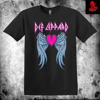 Men's and Women's T-shirts Def Leppard Classic Rock Band  Unisex Heavy Cotton XXXL