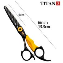 TITAN Hair scissors professional barber scissors cutting thinning shear new design vg10 steel hair cut salon tool