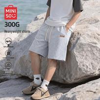 MINISO Men's Summer Casual Sports Shorts L viržių pilka spalva