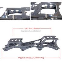 Wholesales Customized Inline New Speed Roller Skating Chassis Aluminum Alloy CNC Speed Inline Racing Skate Shoes Frame