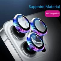 Blueo Sapphire Material For iPhone 15 Pro Max Camera Lens Protector, Metal Anti Scratch Cover for iPhone 15 Pro Lens Protector 15 PRO