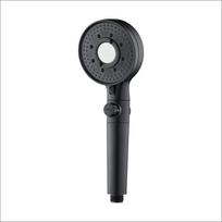LED Rainfall Shower Heads with Ionic Filter Chrome Finish Hand Shower and Stop Button-Factory Price ABS Plastic