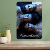 Vampyrų dienoraščiai Klasikinis TV šou Metalinis plakatas 20x30cm（7.8x11.8inch） gray