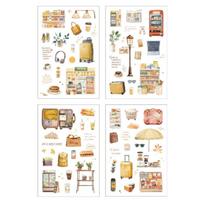 Bullets Journals Decal PET Travel Scrapbooking Sticker Cute Decorative Sticker for DIY Craft Journaling Scrapbooks