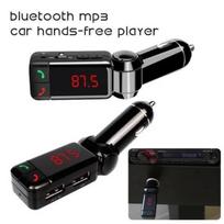 Belaidis LCD Bluetooth automobilinis FM siųstuvas MP3 A2DP Stereo muzikos grotuvas USB įkroviklis laisvų rankų įranga ISO Android
