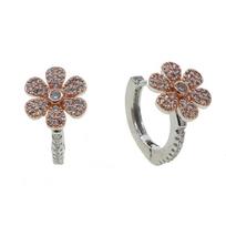 New Arrived Classic Circle Hoop Mini Small Flower Hoop Earring for Women