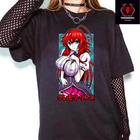 Waifu Kawaii Anime Sexy Girls Manga Unisex Premium Graphic T-Shirt M