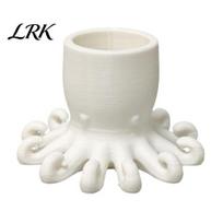 Octopus Pen Cup 3D Printed Holder, Shape Pencil Cup, Cute Stable Container Ocean Animal Desktop Organizer for Home Office Accessory Style Decor balta