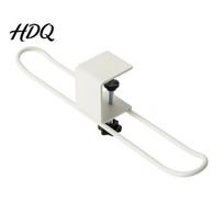 Table Edge Storage Hook Clamp-On Hook Adjustable No Punch Durable Carbon Steel