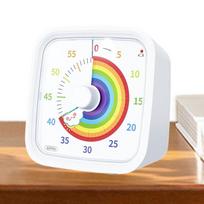 Visual Countdown Timer For Kids 60 Minutes Rainbow Disk Countdown Clock With Protective Case Adults Visual Timer For Teachers balta