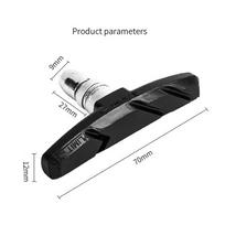 1Pair Mountain Bike Accessories Brake Pads Bicycle V-brake Brake Leather Black Anti-skid Texture Wear-resistant Durable juoda
