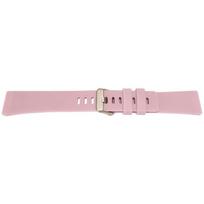 Bracelet pour montre - MY-MONTRE - Fitbit Versa/Versa 2 - Silicone lavande - Boucle acier sablé - Longueur 210 mm violetinė