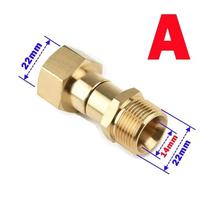 New Brass Cleaning Hose Joint High Pressure M22-14/15 Spray Adapter Rotary Anti-Winding Adapter