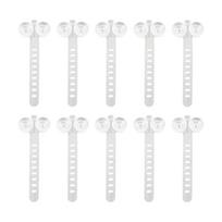 Premium TRP Aquarium Suction Cup Cable Ties Adjustable Fish Tank Accessories for Airline Tubes and Filters Organization balta