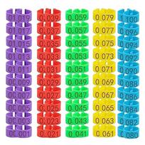 Practical-Chicken Thigh Ring Clip Numbered Leg Band Tags Chickens Ducks Leg Rings Clip Poultry Foot Rings