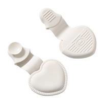 2 Pairs Microwave Oven Mitts Silicone Heat Resistant Pinch Mitts Cooking Pinch Grips Pot Holder Potholder For Kitchen Gloves balta