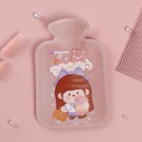 Portable Plush Hot Water Bottle Cold-proof Hand Feet Warmer Hand Warmer Reusable Explosion Proof Warm Handbag Winter