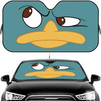 Blue Platypus EYE Sun Visor Car Windshield Sun Shade  Front Window Sunshade UV Block Heat Insulation Cover Parasol