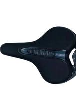 MTB Bike Saddle Breathable Big Butt Cushion Leather Surface Seat Mountain Bicycle Shock Absorbing Hollow Cushion juoda