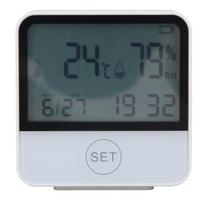 Indoor Thermometer Hygrometer LCD Large Display Backlit Adjustable Modes Digital Thermometer Humidity Meter for Home