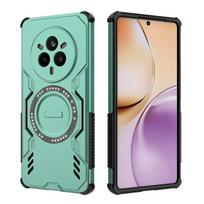 Phone Case for Xiaomi Redmi Note 14 Pro Plus K80 Pro Redmi 14C 14R Magnetic Shockproof Protective Cover Armor Hard Shell Redmi 14C žalia