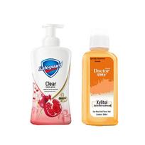 Safeguard Pomegranate Shower Gel & Dr. Tooth Mouthwash Bundle