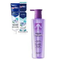 Crest 3D White Arctic Mint Toothpaste & Hydrating Collagen Shower Gel Bundle