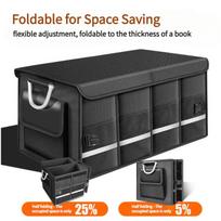 36/72l Heavy Duty Foldable Car Trunk Organizer Waterproof Oxford Cloth Storage Box 36L