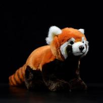 Mielos lėlės Imitacija Raudonoji panda Ailurus Fulgens Mažoji panda Minkšti Kawaii gyvūnai Pripildyti pliušiniai žaislai Berniukams Dovana Kolekcija 28cm orange
