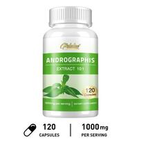 Andrographis paniculata extract, 1000 mg, supports the immune system, joint health, suitable for both men and women. 120*1