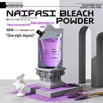 NAIFASI Purple Yellowing Bleaching Powder - Non-Damaging Hair Color Change, Large Pack Standard Size