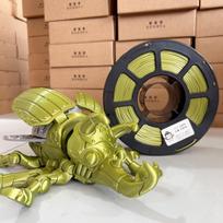 High Gloss Metallic PETG Filament Bright Metal Green Color Heat Resistant 3D Printing Plastic Rod Filament PETG&3D Printing Filaments&PETG žalia