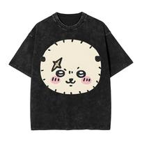 Chiikawas Cute Baby Washed T Shirts Streetwear Hip Hop Cool TShirt  Tee Shirt Men Women Cotton Harajuku Summer 2XL