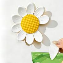 Sunflower Magnetic Bag Clips - Fridge Sealer for Food Bags, Creative Kitchen Accessory One Size balta