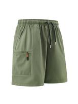 Men's Quick-Dry Casual Cargo Multi-Pocket Beach Shorts, Outdoor Vacation -Inch Shorts L armijos žalia spalva