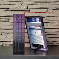 1pc Multicolor Gradient Color TPU Trading Card Protect Holder with Stand, Trading Card Case For 35PT P/SA C/GC Graded Card