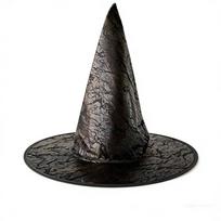 Flower Lolita Witch Hat Mesh Ruched Masquerade Cap Women's Wizard Cap  Cosplay Accessories Style D