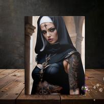 D Plane PC Sexy Girl Poster Art Flat Wall Decor Print xin for Mens Man Cave Bar Shop Home Cafe Office Restaurant Ga 20x30cm（7.8x11.8inch）