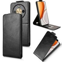 for Honor Magic 8 Lite Slim Business Style Simple Vertical Wallet Flip Folio Leather Protective Phone Case with Card Slot for Men Women juoda
