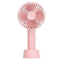 Portable USB Rechargeable Handheld Fan -Pink