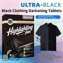 Black Clothes Restorer: Stain Remover & Darkening Sheets for Faded Garments