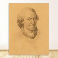 Drobės tapyba Senoviniai sieniniai paveikslai Kraft plakatas Dengtos sienos lipdukai Namų dekoras Dovana Johann Sebastian Bach Vokiečių muzikantas 21cm×30cm NoFrame