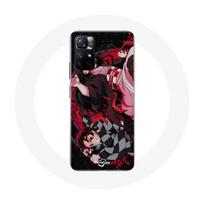Case - Maniacase - Xiaomi Redmi Note 11s 5G - Soft - Black - Demon Slayer