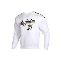 Air Jordan 23 Remastered Fleece Crew Neck Sweatshirt Men Tops White CT6283-100 L